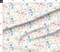 Whimsical Floral Watercolor Flowers Nature Botanical Pink Blue Pastel Spring Custom Printed Fabric by Spoonflower Various Fabrics by the Yard or Fat Quarter